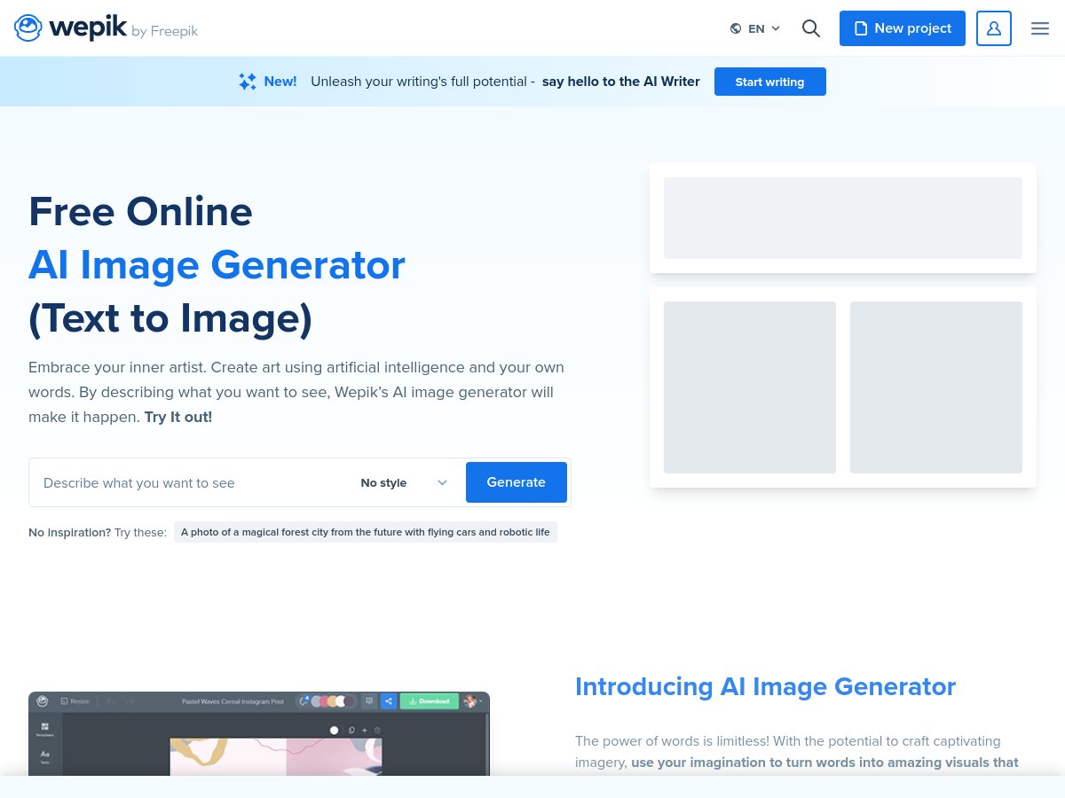 Wepik - AI Image Generator Tool | Paxi AI