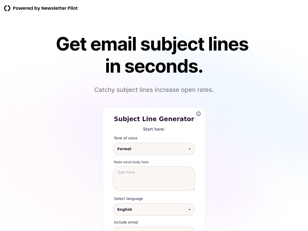 Subject Line Generator Free AI Email Assistant Tool Paxi AI   517dc92d76d446a9b566e171fdeaf1d2 