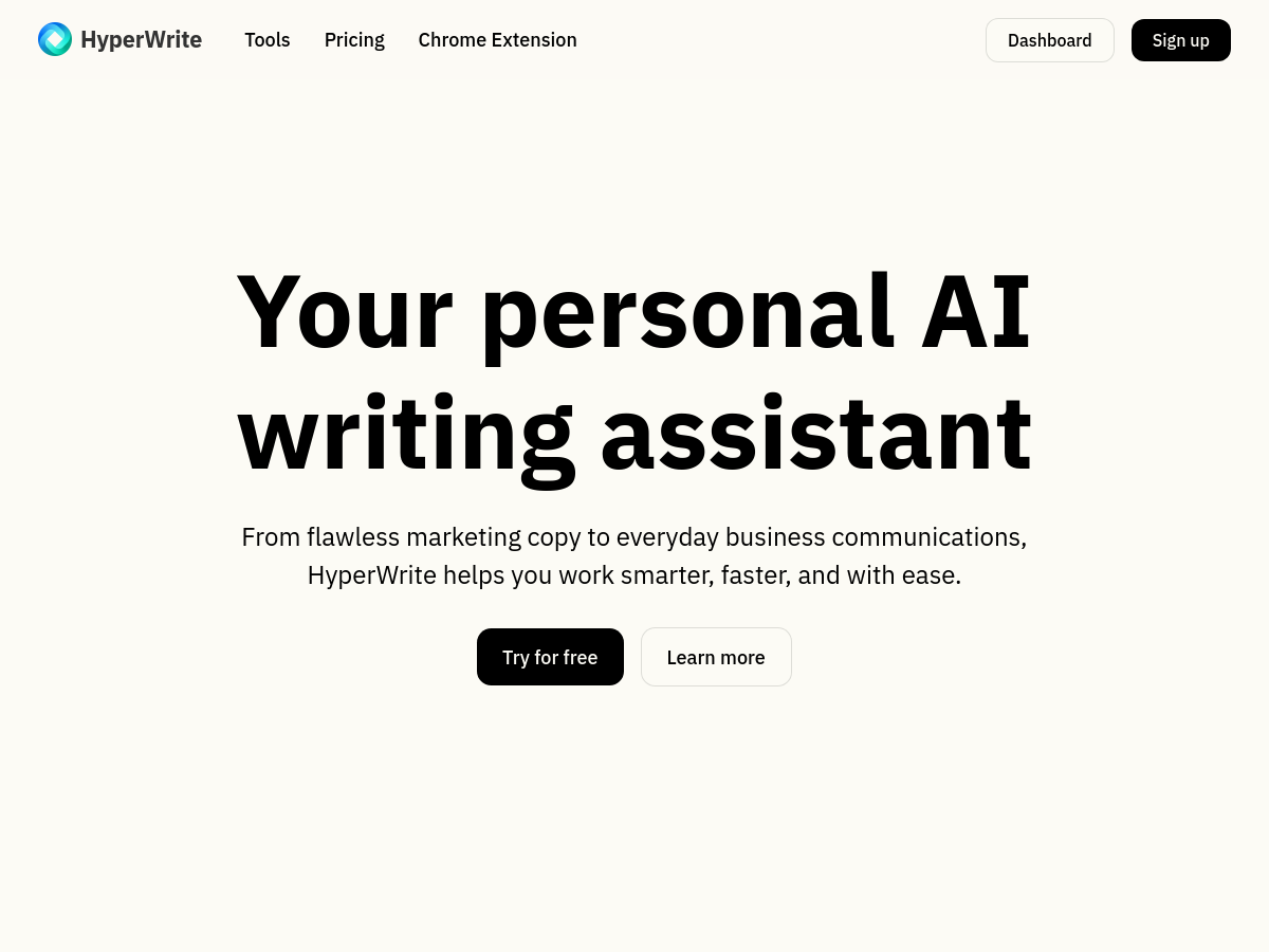 Hyperwrite Ai: A Powerful Ai Writing Assistant - AI Tool | Paxi AI