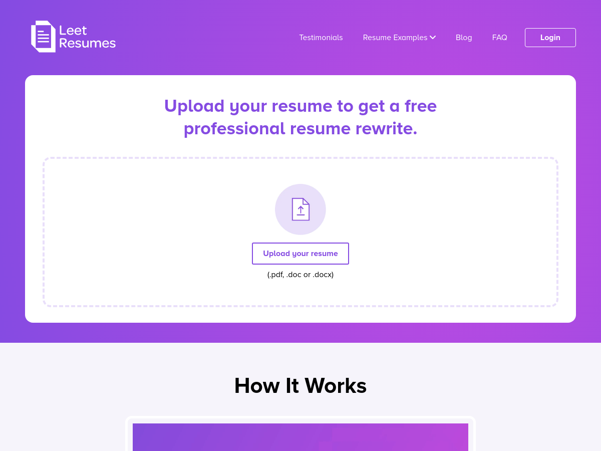 Leet Resumes Free AI Human Resources Tool Paxi AI