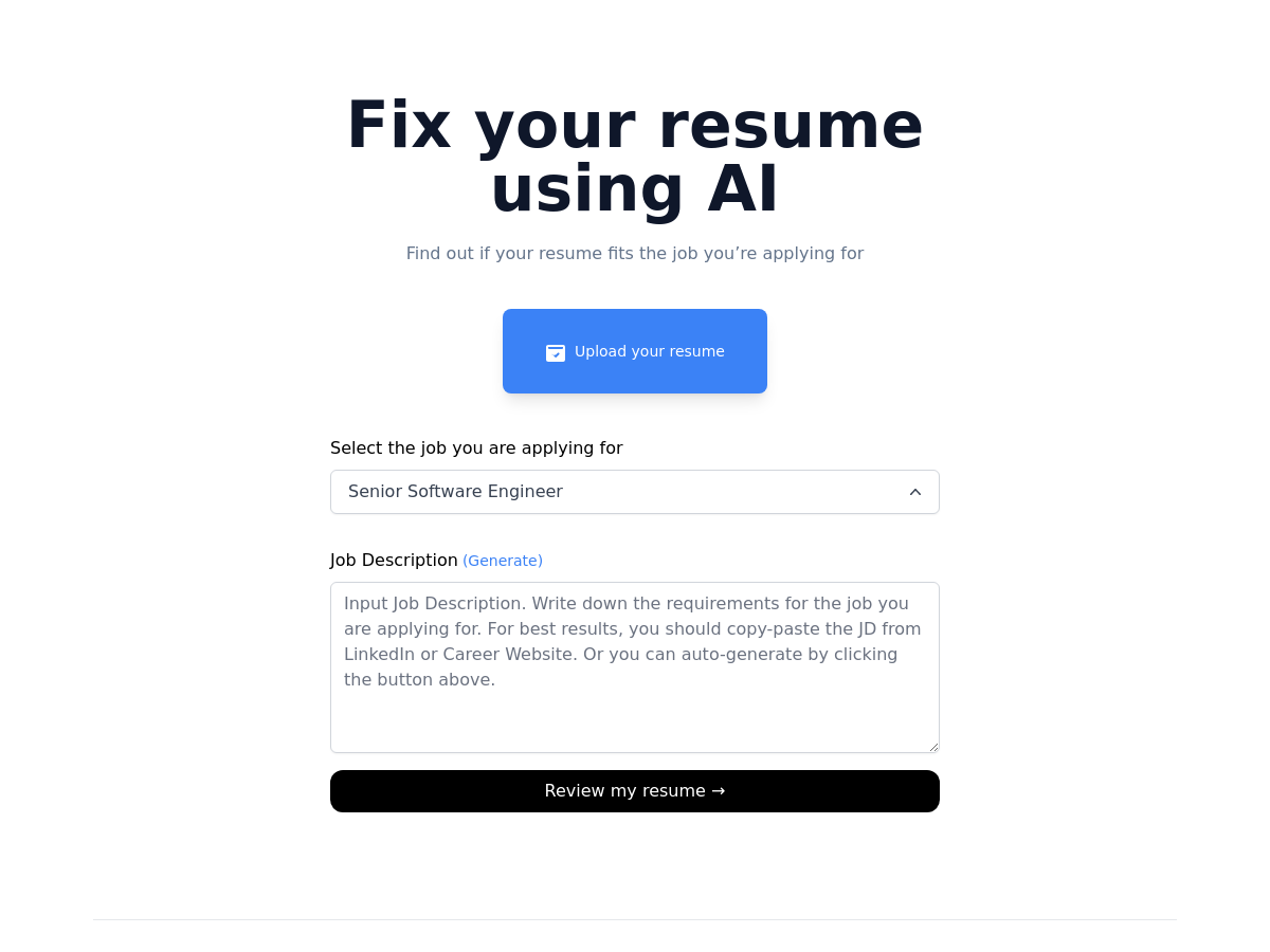 Resume Reviewer Free AI Human Resources Tool Paxi AI